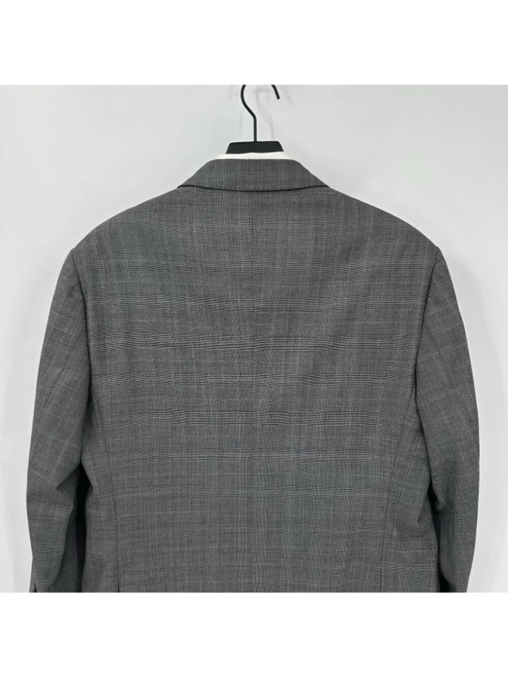 HOLLAND & SHERRY super 120s wool sport coat jacket 40R glen plaid quiet luxury